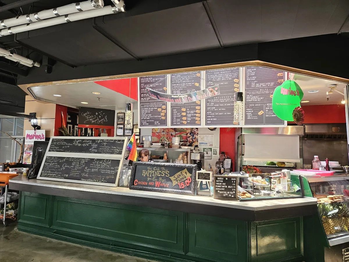 Karine's counter in the Village by the Grange food court
